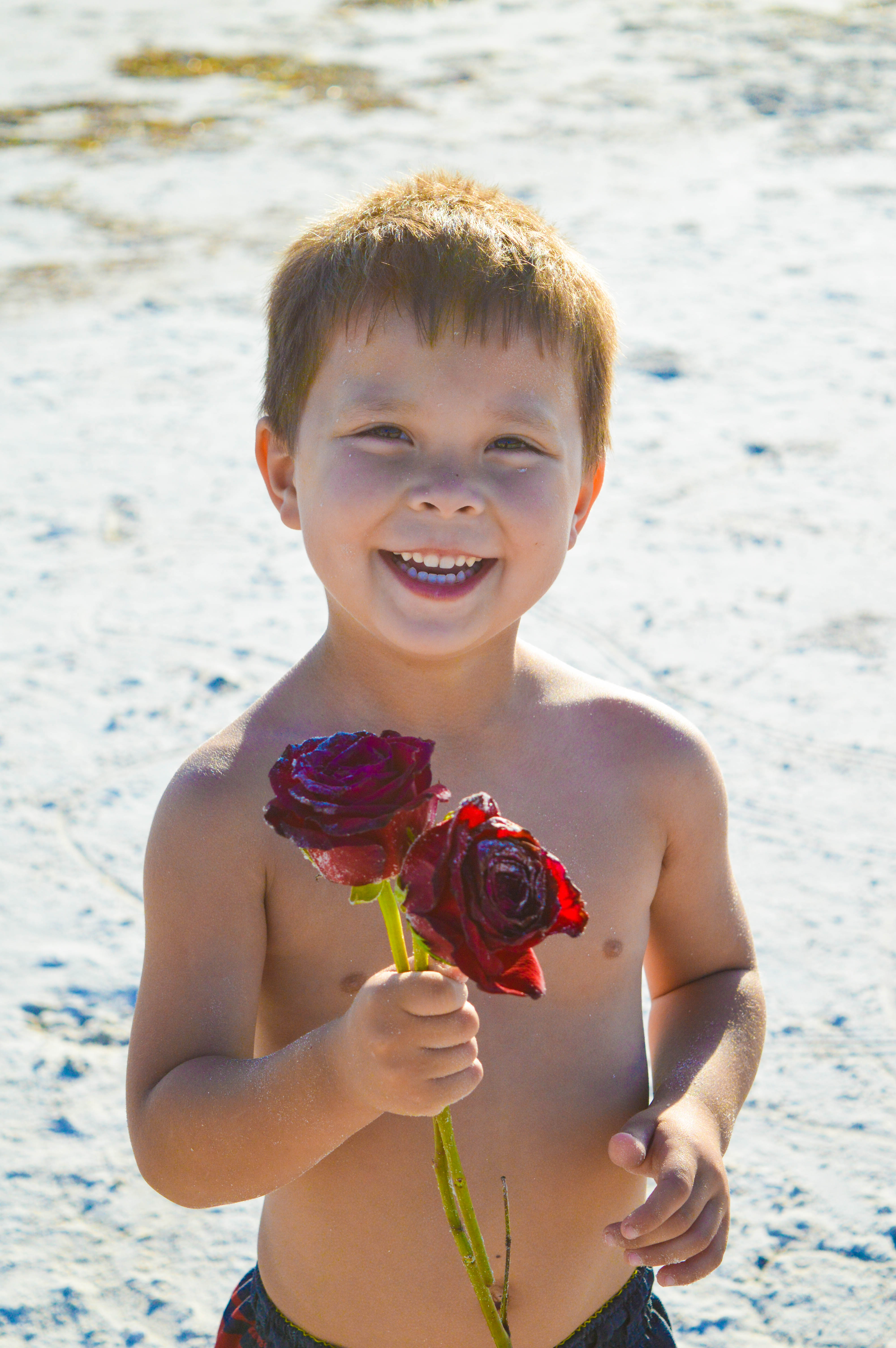 My son Aiden at the beach April, 2015
